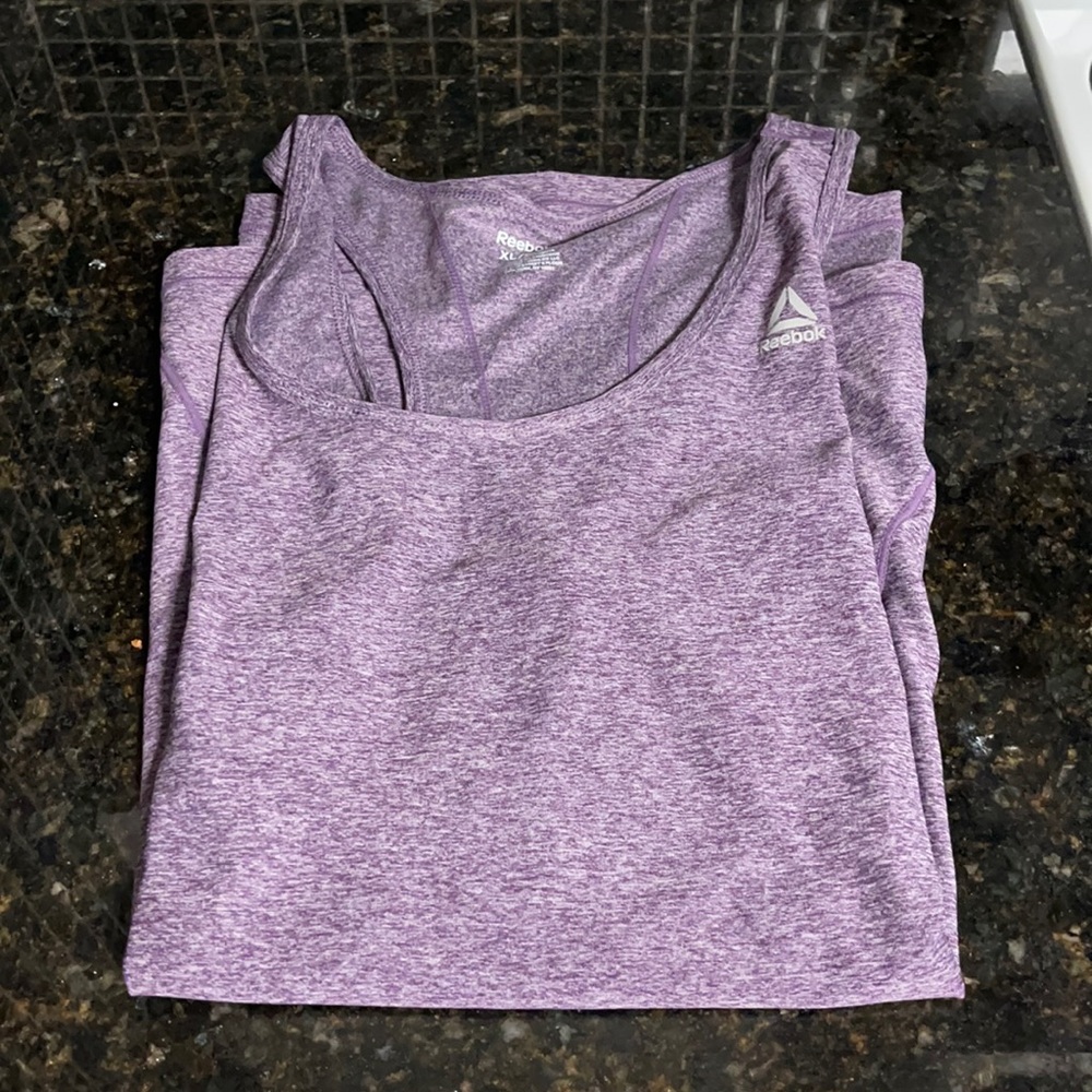 Reebok training tank - size XL - purple